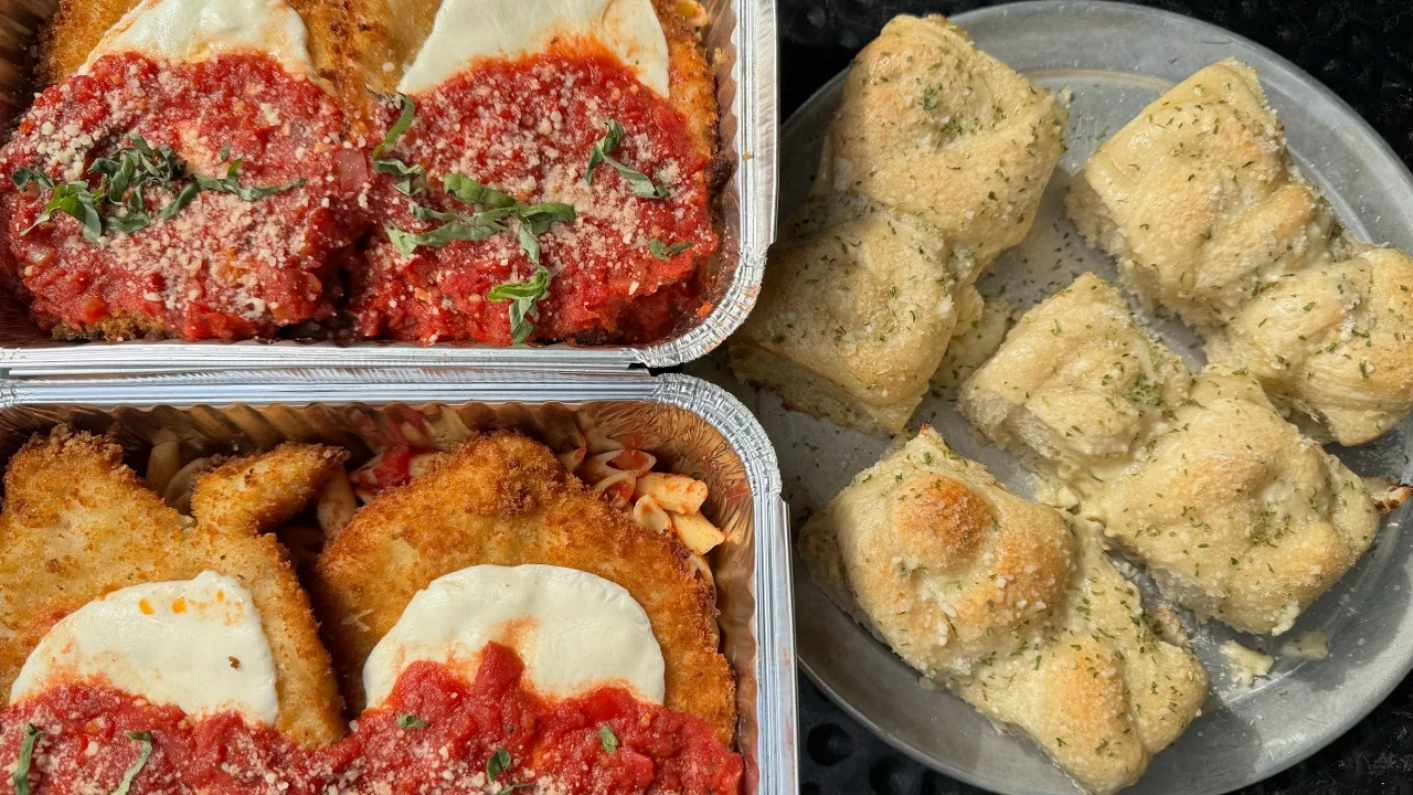 Family Style Chicken Parmigiana