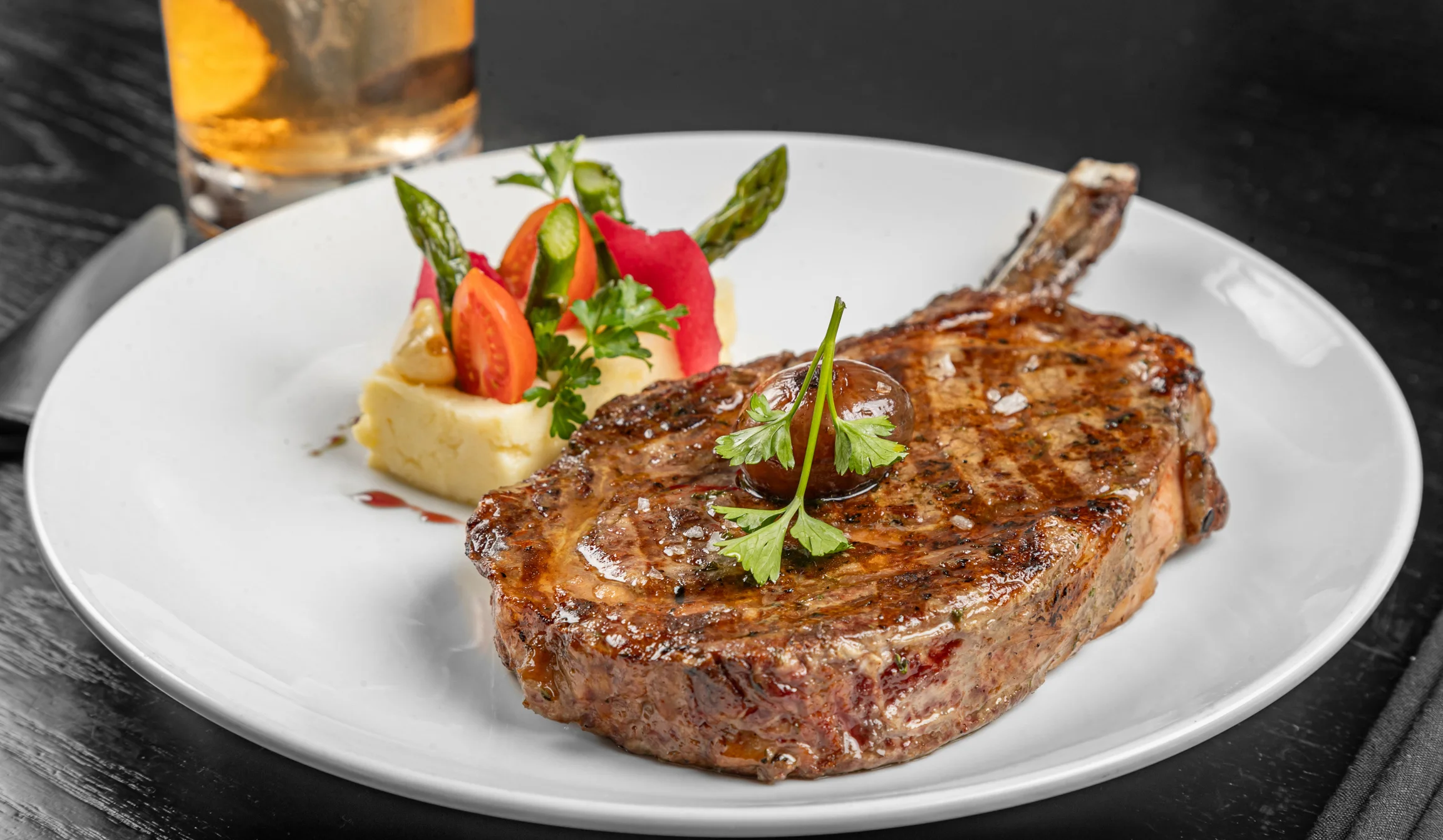 House of Bourbon Cowboy Steak
