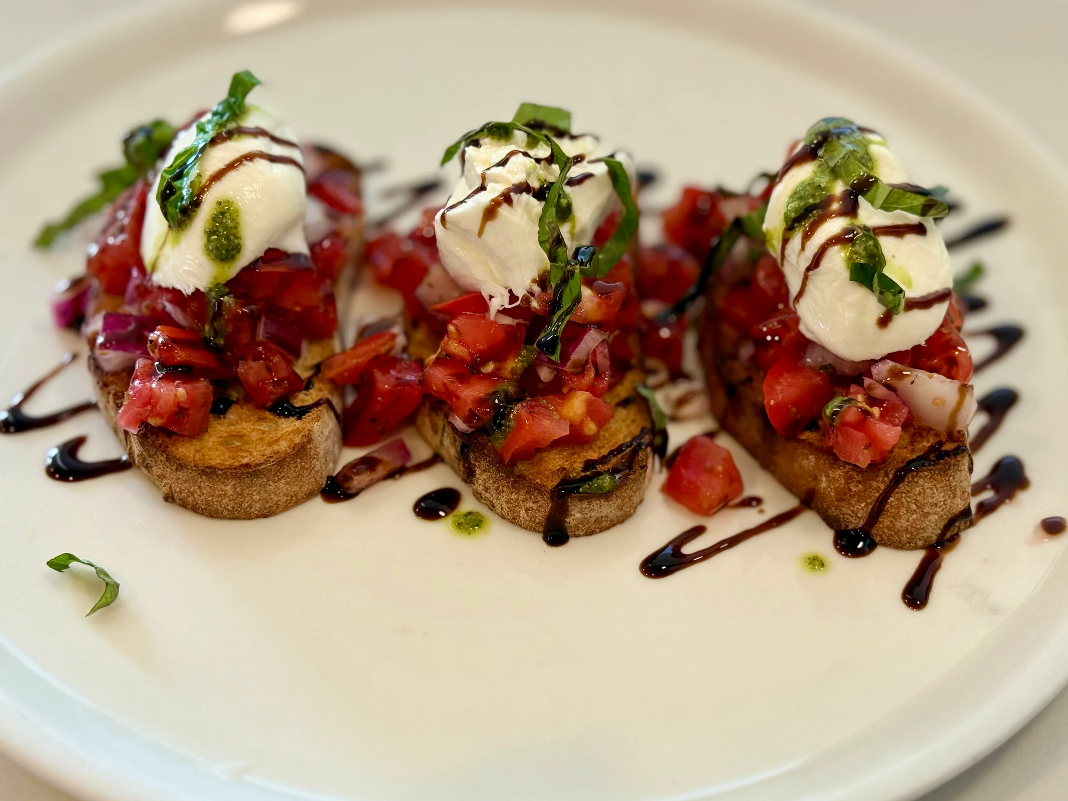 Hanover Tomato Bruschetta w/Burrata Cheese