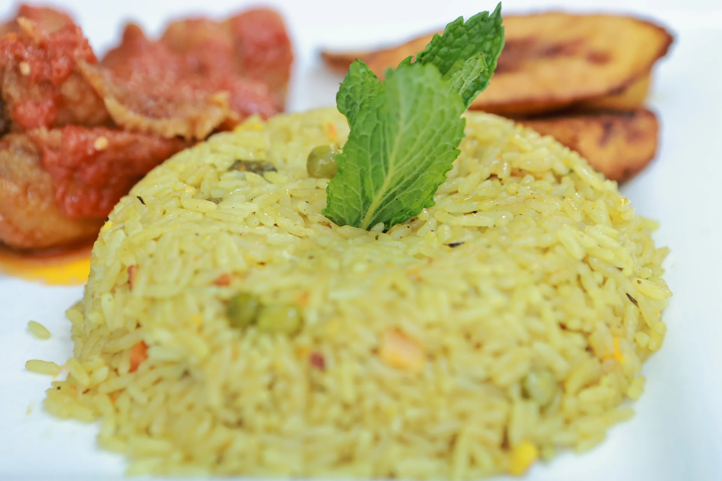 Nigerian Fried Rice Meal