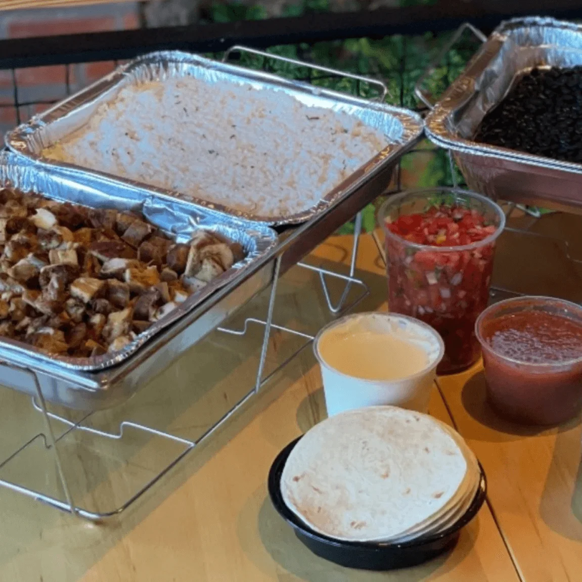 10 People Taco/Burrito Bar