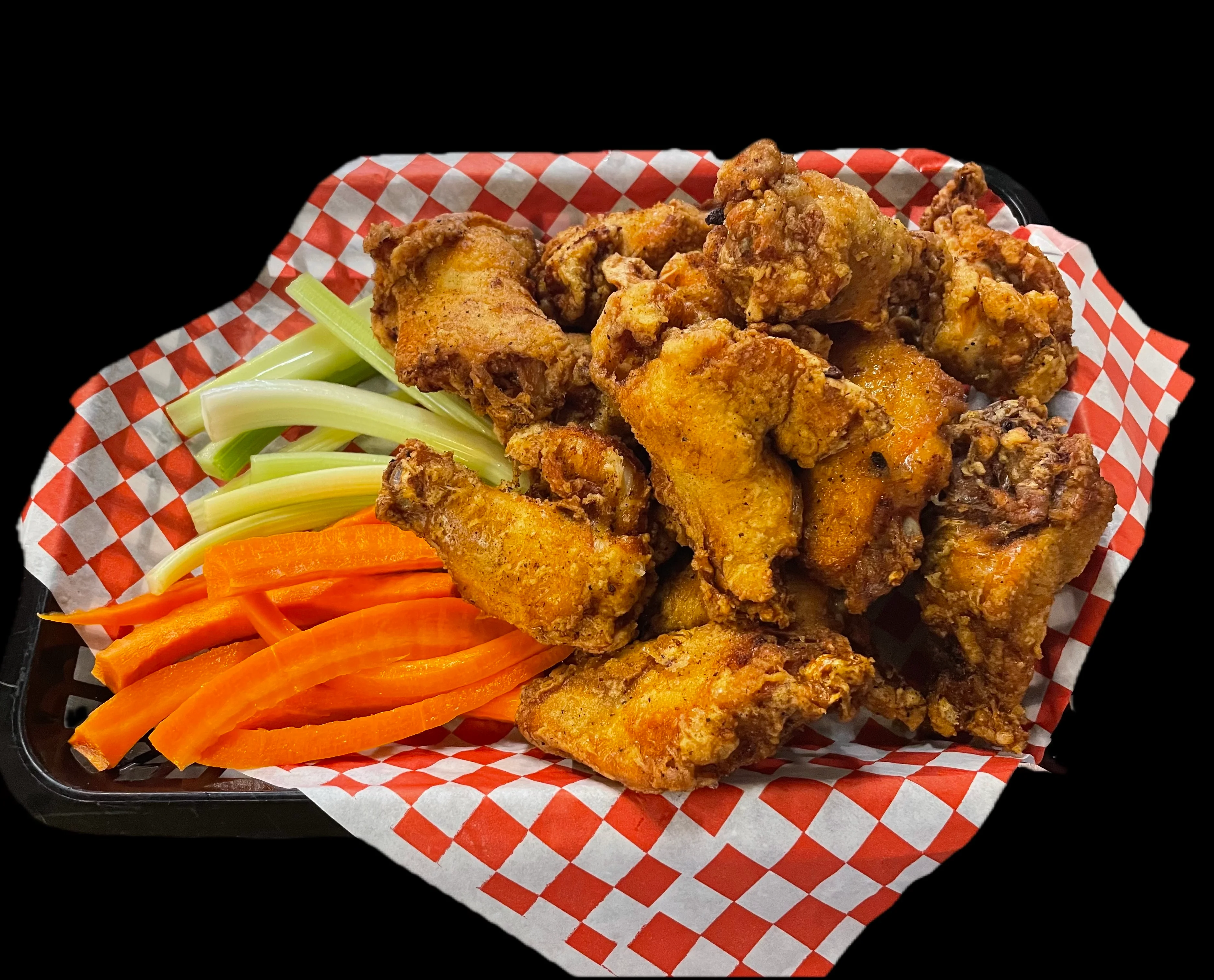 A beautifully arranged plate of gourmet food with vibrant colors.