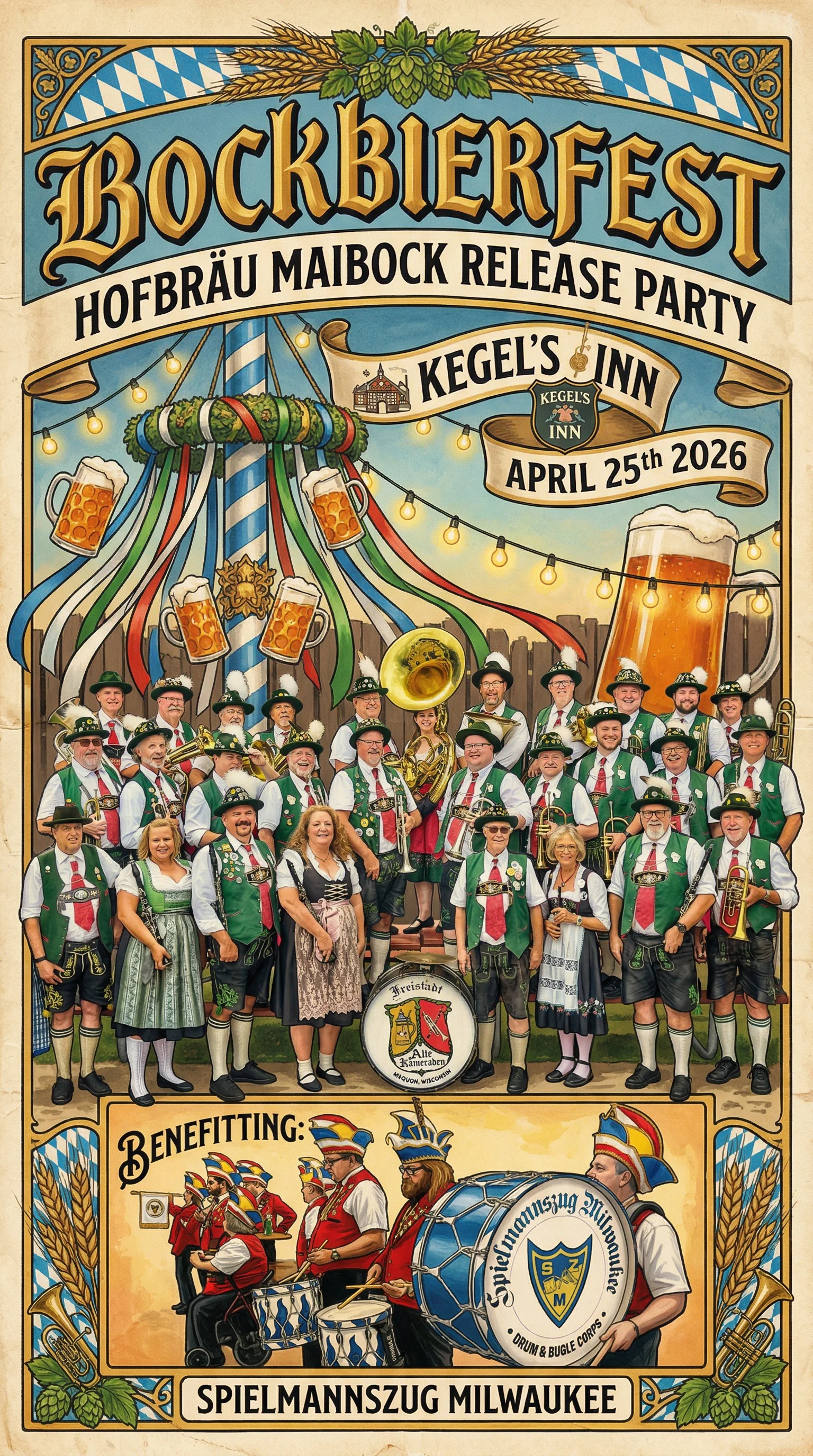 Spielmannszug Milwaukee Bock Bier Fest At Kegel's Inn