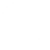 Facebook logo in a circular white design