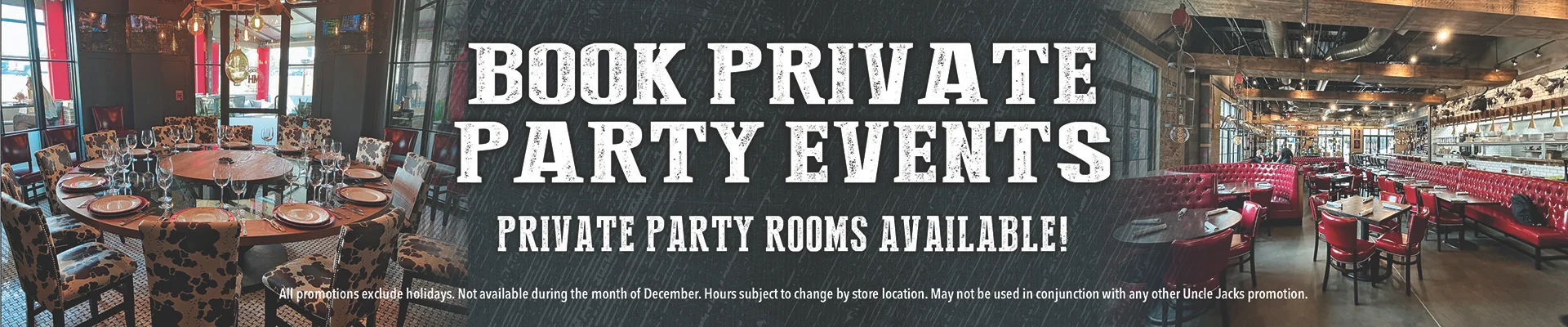 Book Private Events