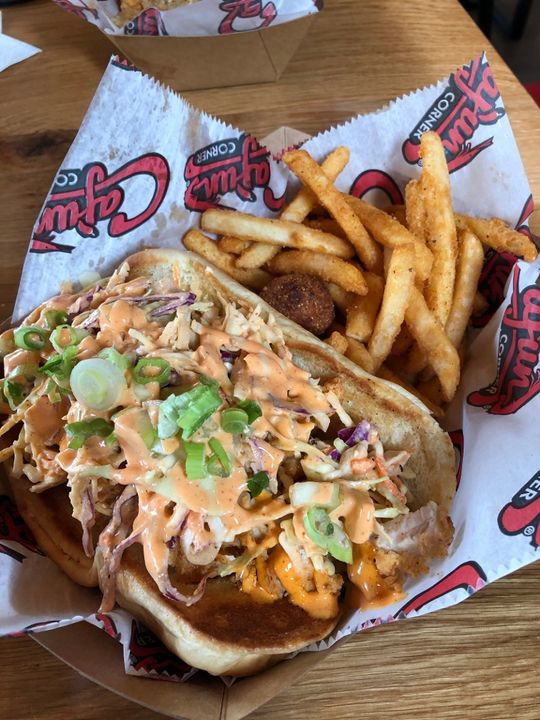 Po Boy Rims Cajun Corner - Southside OKC - Shrimp Po Boy