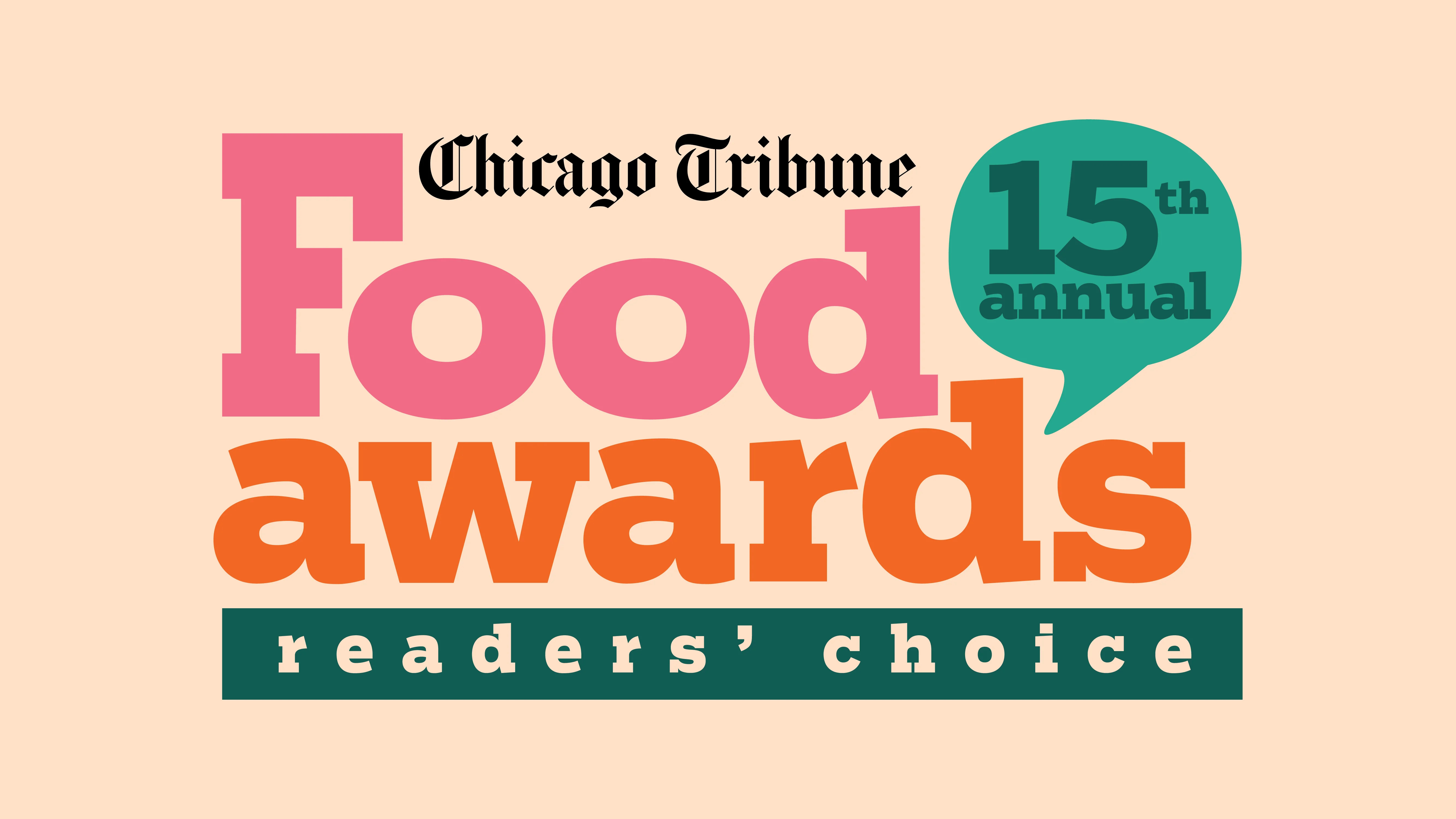 Chicago Tribune 15th Annual Food Awards Readers' Choice logo