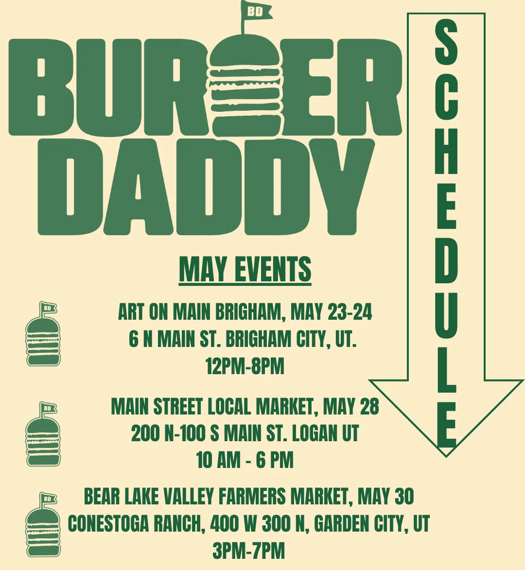 Burger Daddy event schedule for May 2023