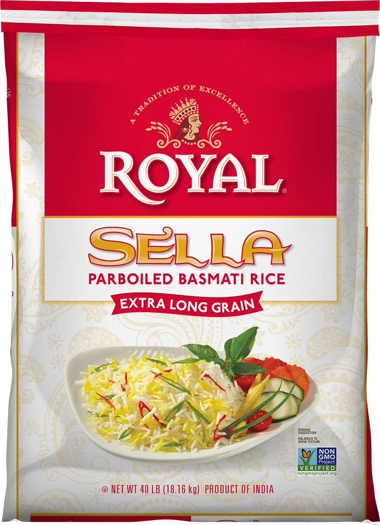 RICE ROYAL SELLA BASMATI LONG GRAIN (1X40 LB)