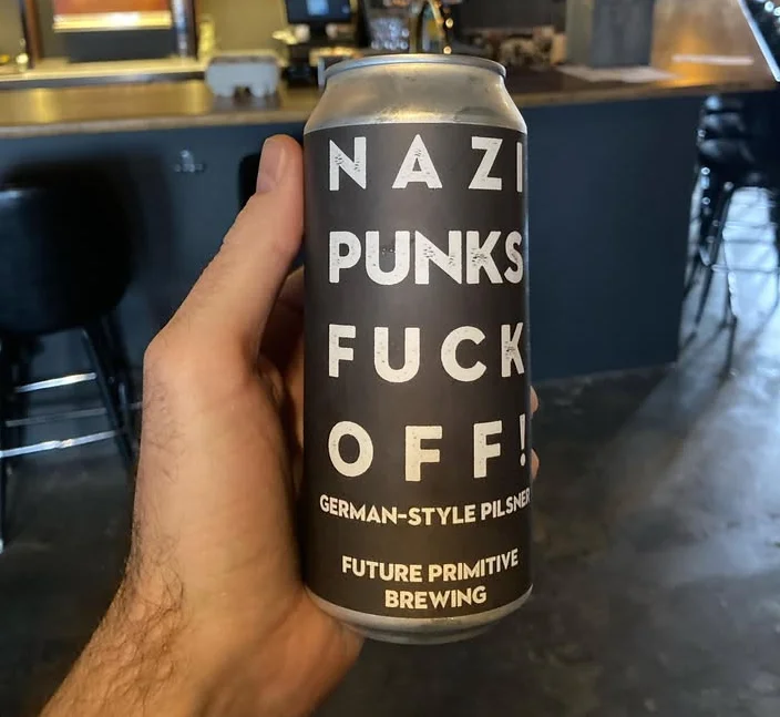 Pic of local pilsner by Future Primitive brewery