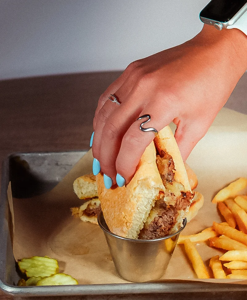 Order our Steakhouse French Dip