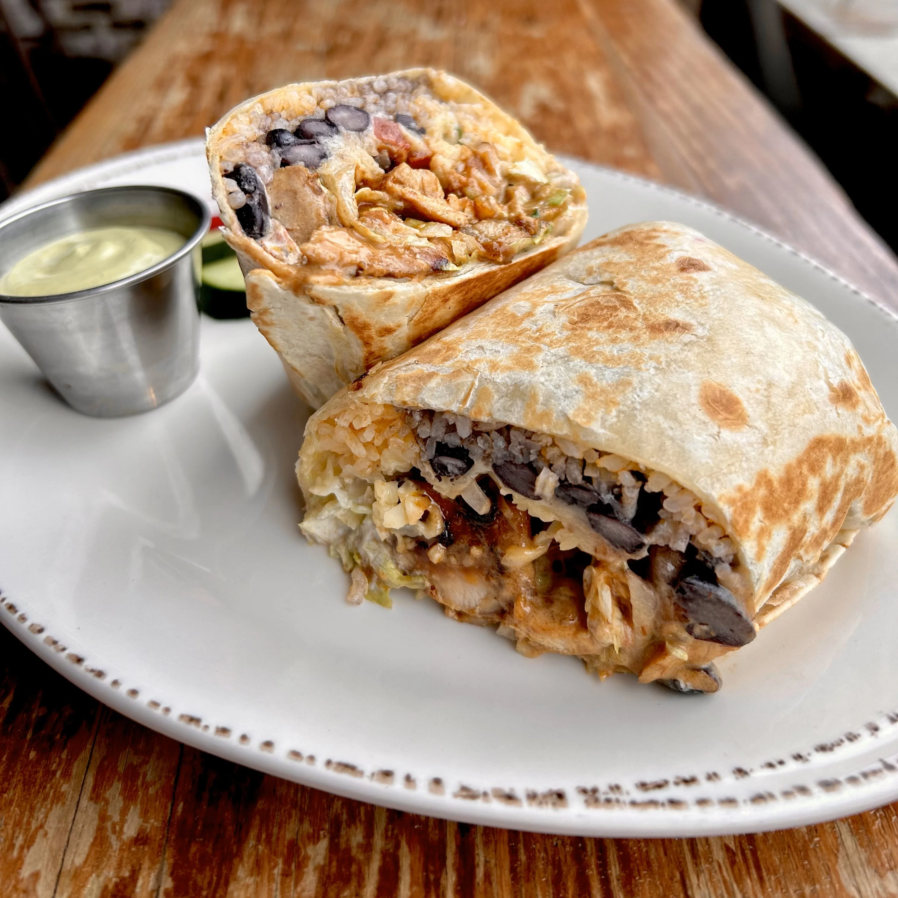 Honey Chipotle Chicken Burrito