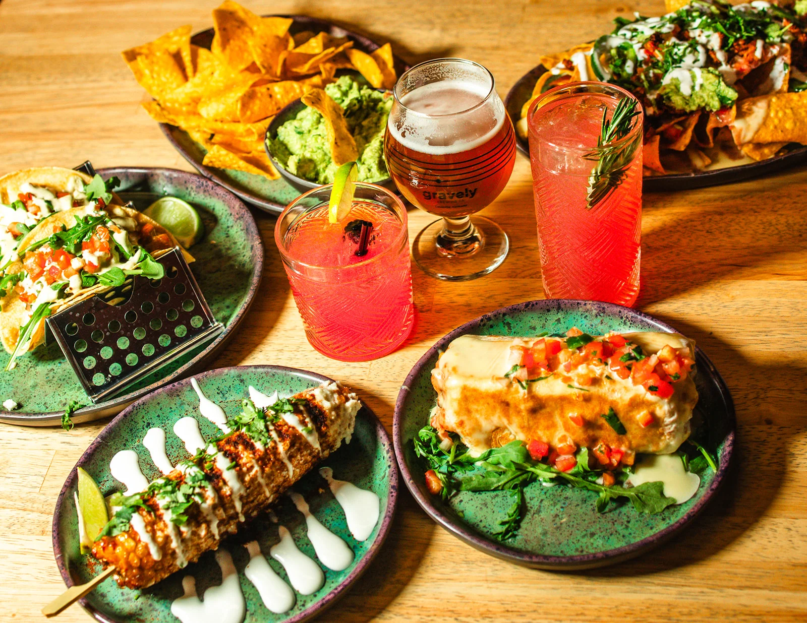 Gravely Brewing Co. brewpub Latin food spread Louisville Kentucky scratch kitchen Chef Eliana Lopez