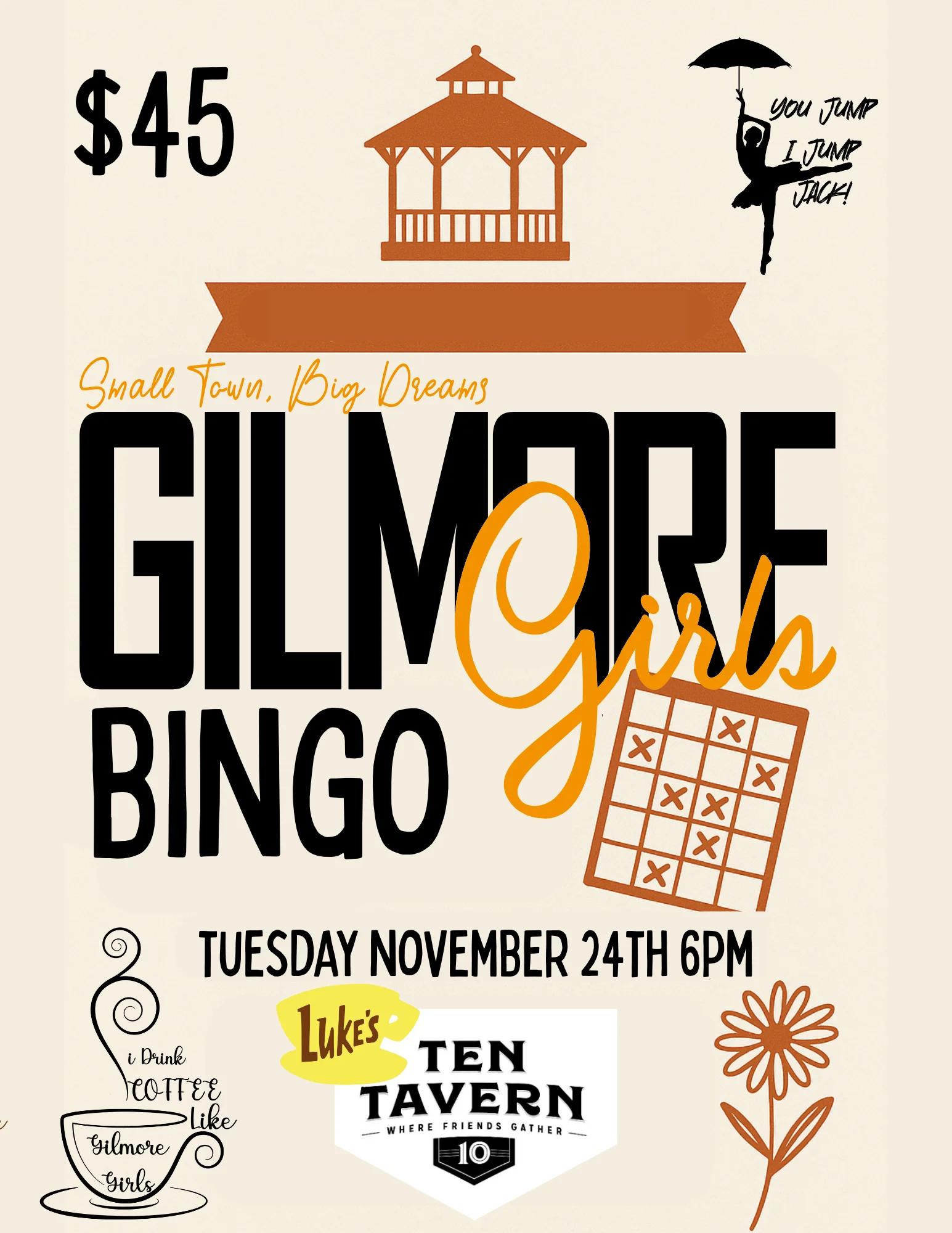 Gilmore Girls Bingo