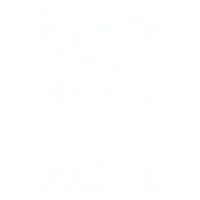 Stylized pasta logo representing Italian cuisine