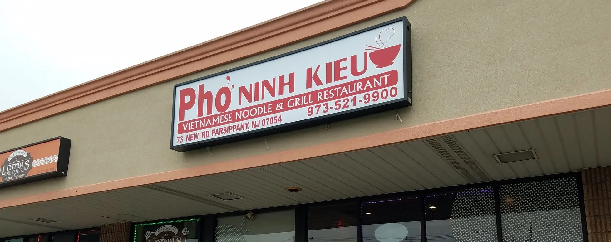 Exterior of Pho Ninh Kieu Vietnamese noodle restaurant