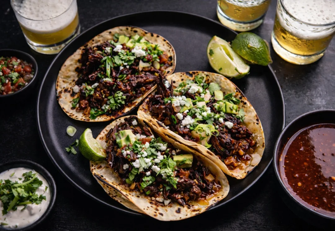 Artisanal Mexican plates from Aztecon Broadway Restaurant in Portland.