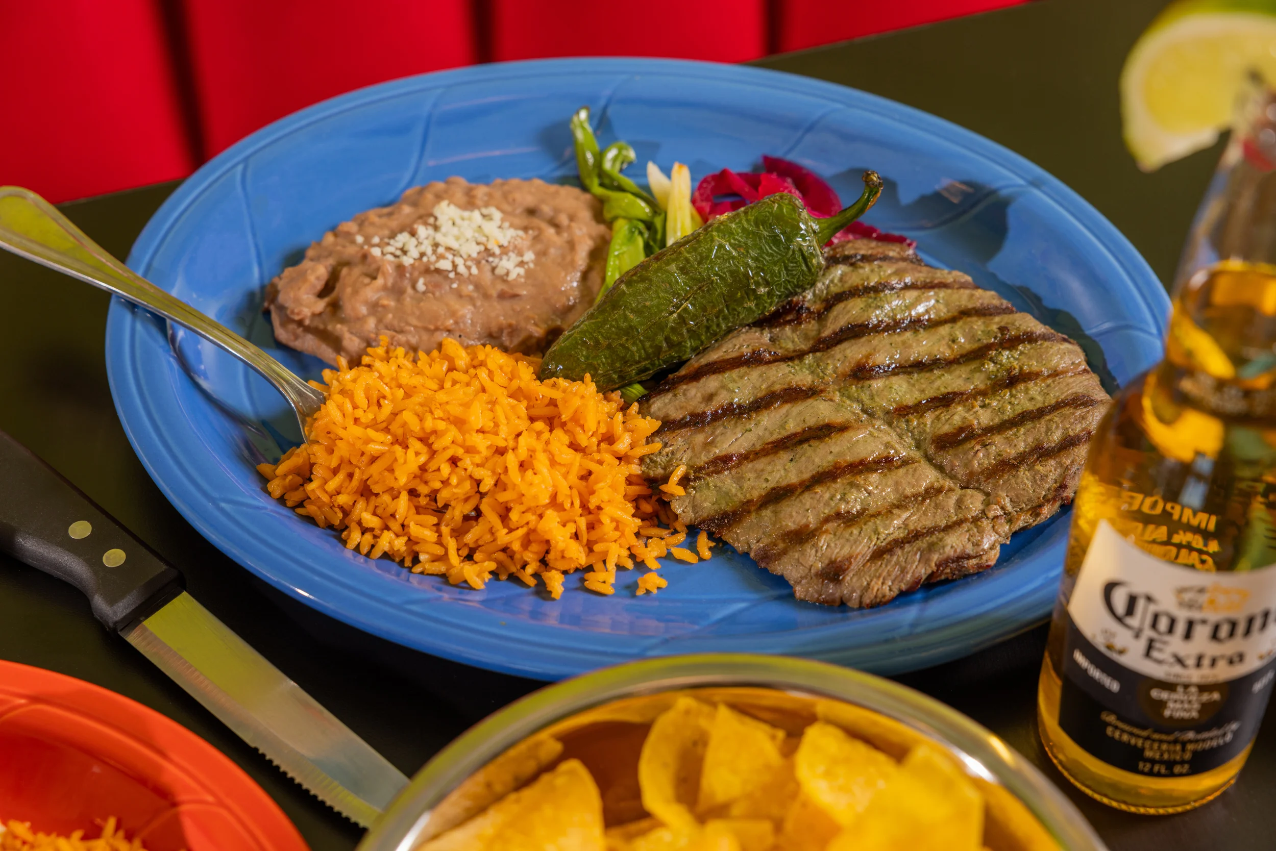 Mexican food served at a restaurant in Tulsa, OK