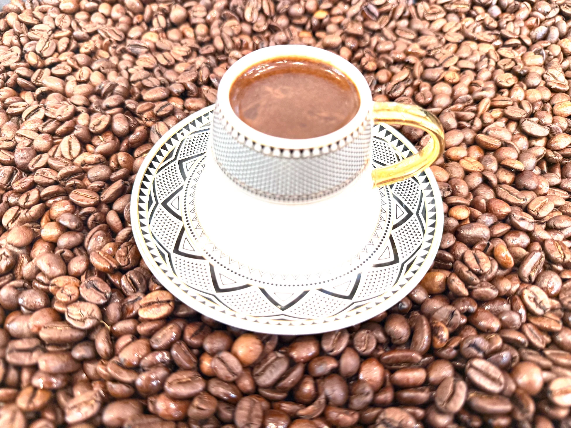 Authentic organic coffees brews