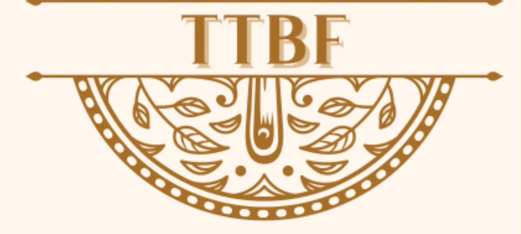 Elegant logo design for TTBF restaurant featuring fork and leaves