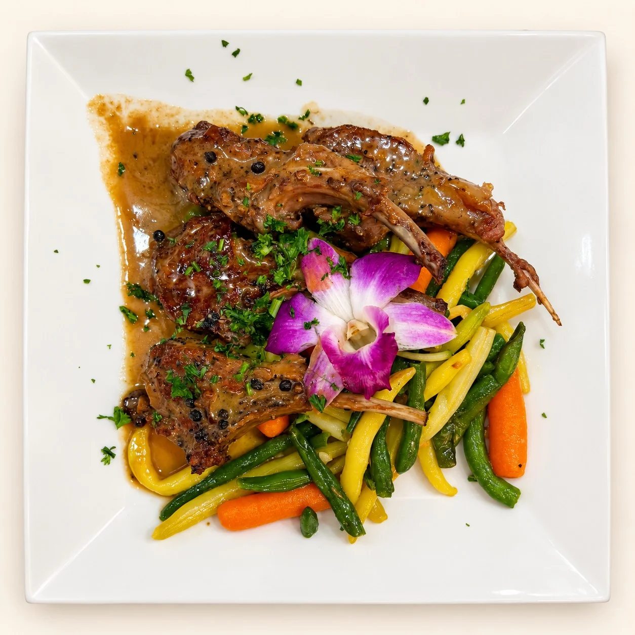 Lamb chops at Villa Italiana