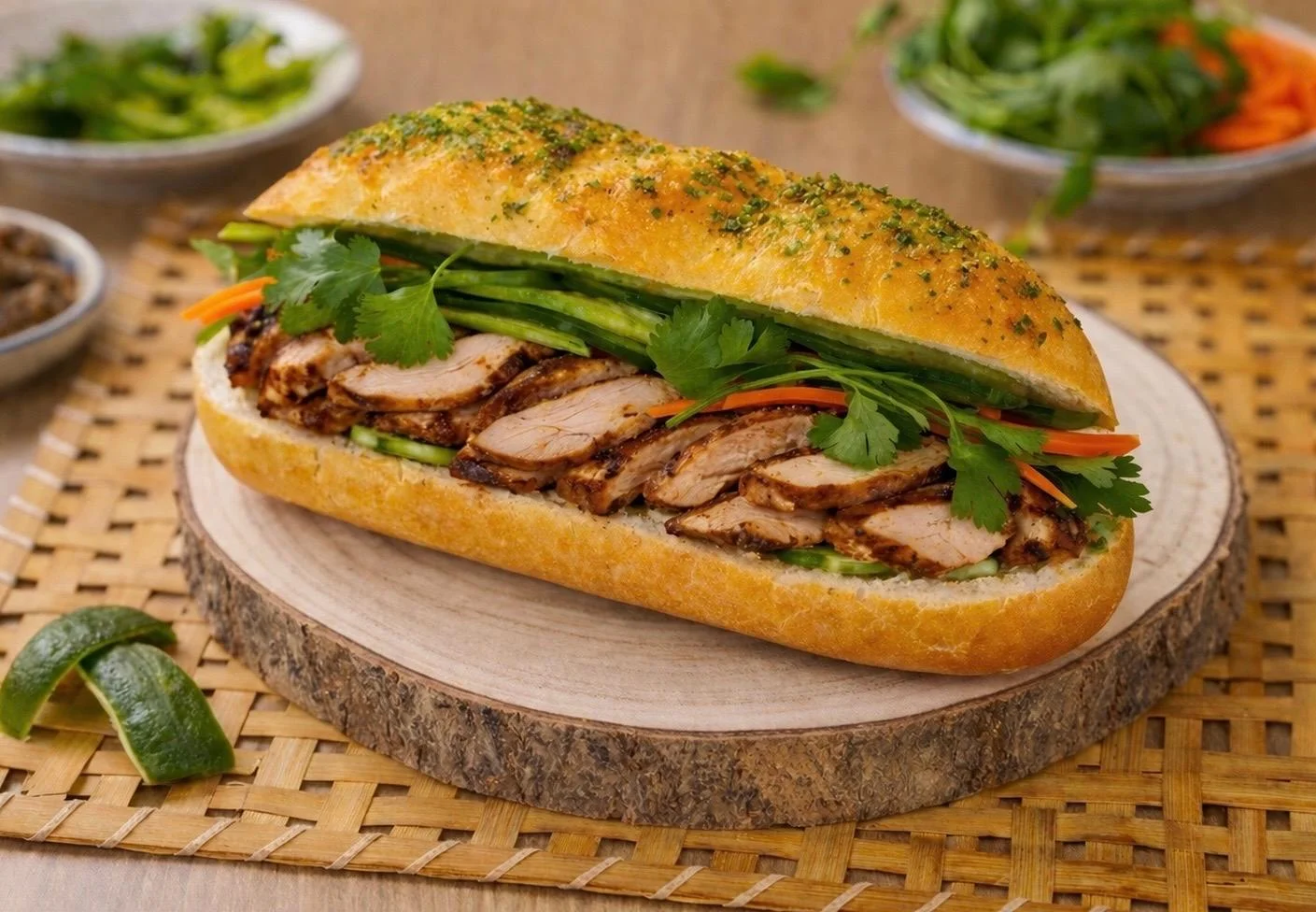 6. GARLIC GRILLED CHICKEN / Ga Nuong Bo Toi