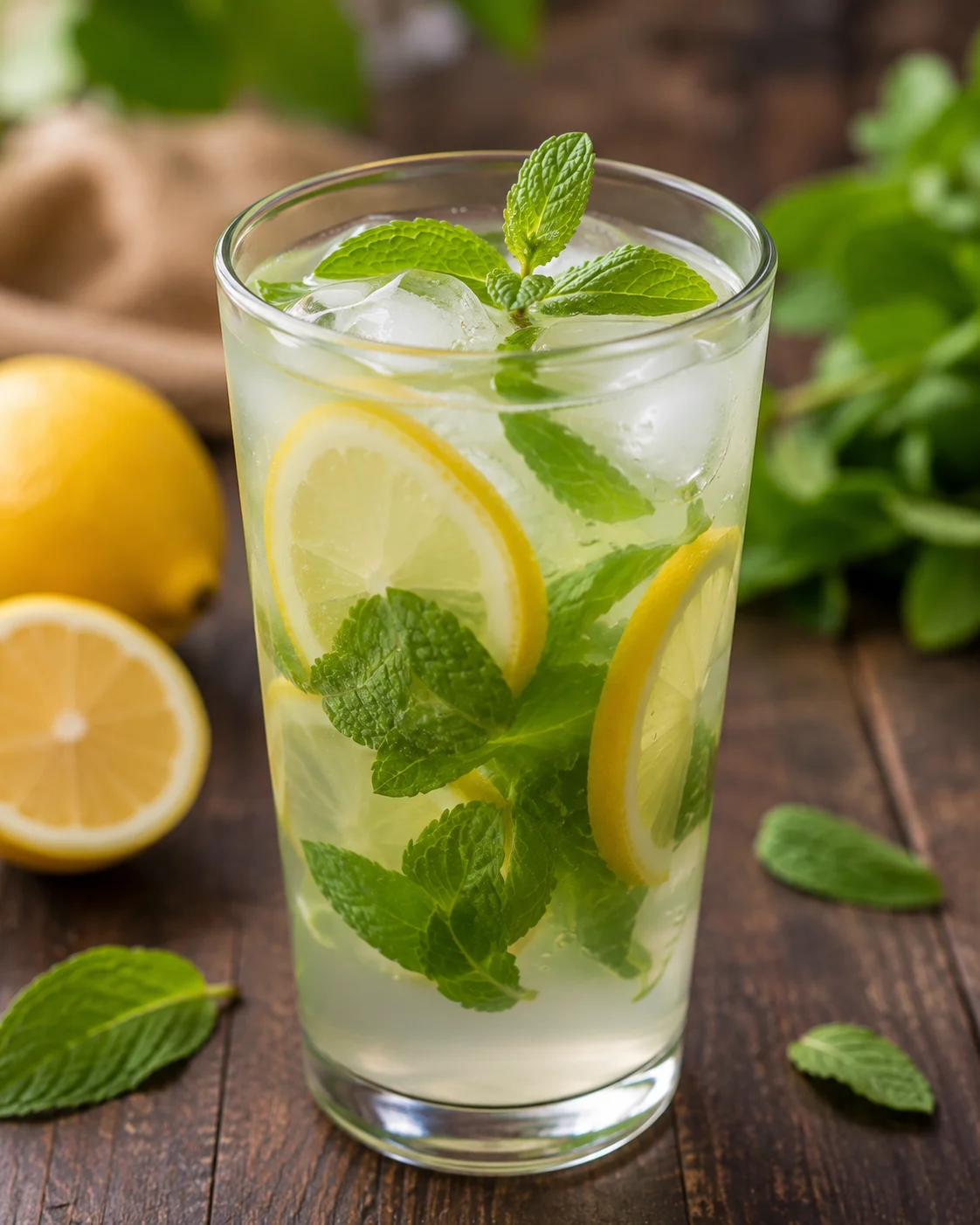 Fresh Lemon Mint Water