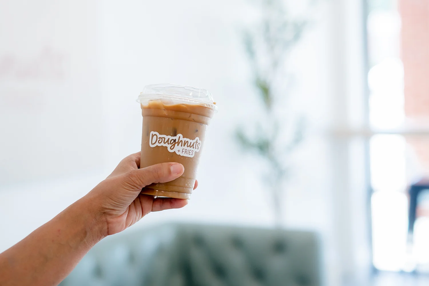 Holding Ice Coffee