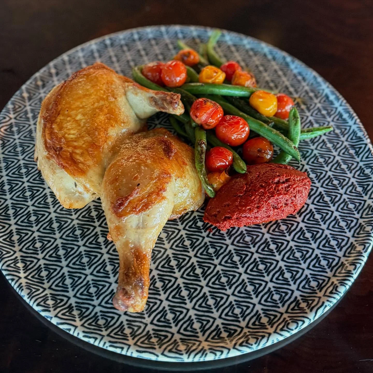 Confit half marys chicken