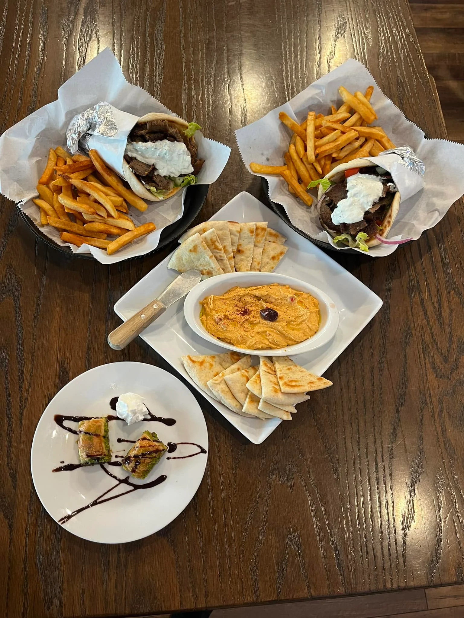 Delicious cheesesteak sandwich with crispy fries