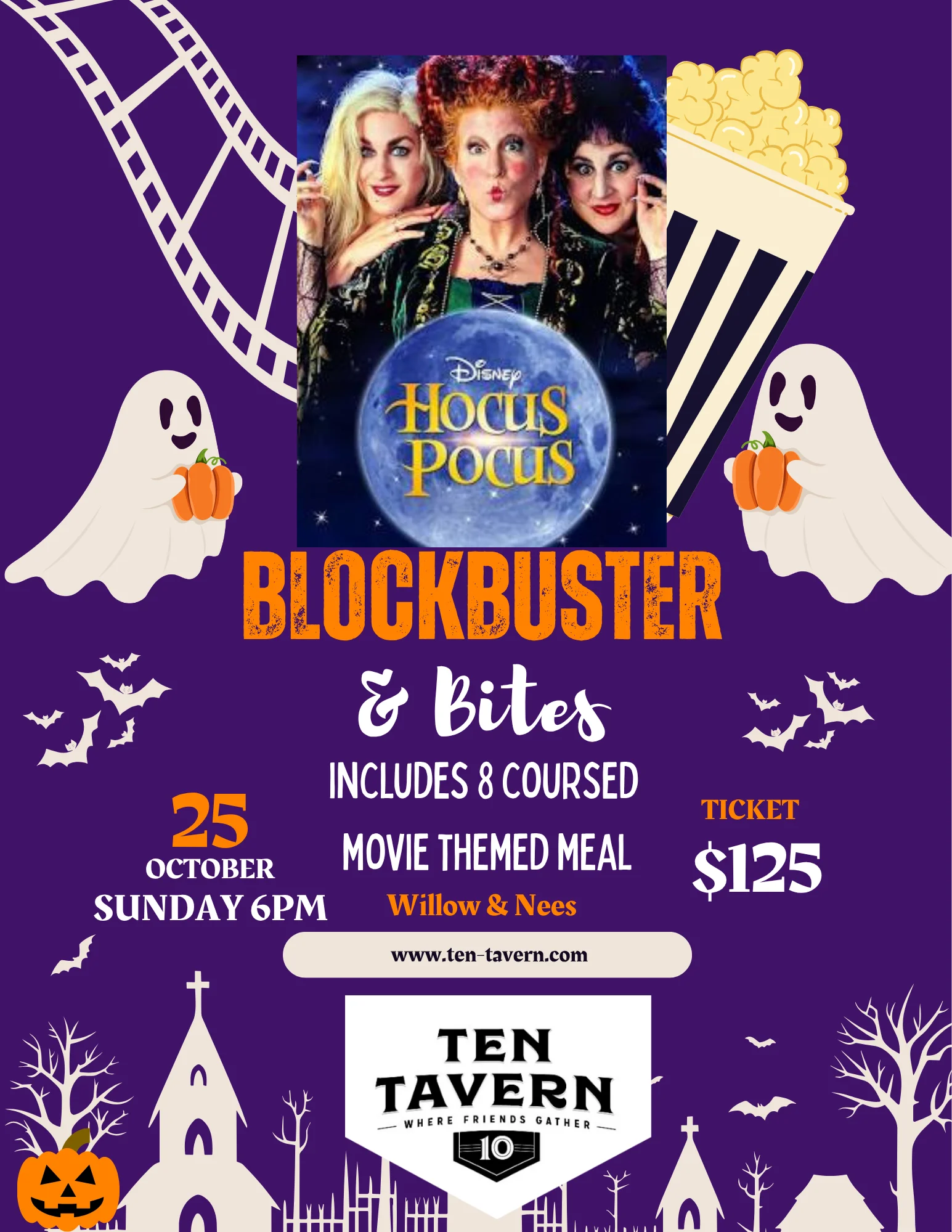 Hocus Pocus Movie and DInner