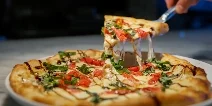 Delicious Margherita pizza with fresh toppings
