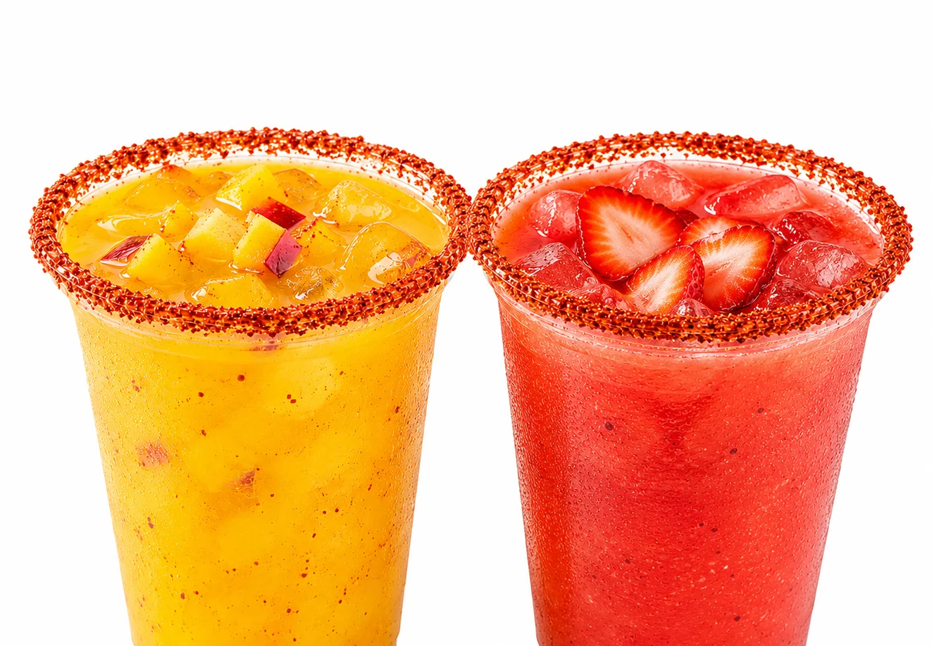 Refreshing Mexican aguas frescas in vibrant colors