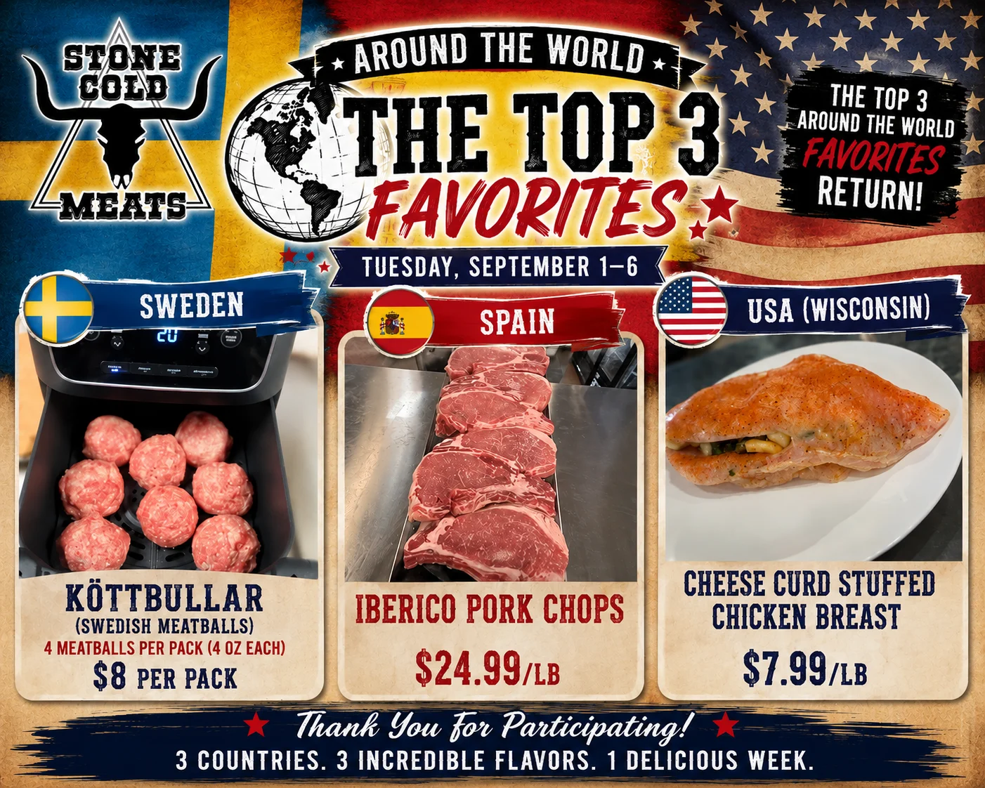 Iberico pork chops showcasing Spanish culinary tradition