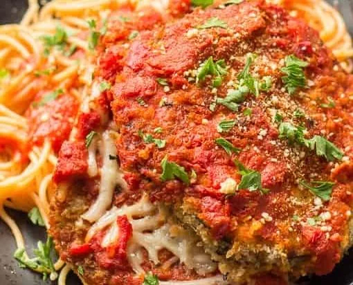 EGGPLANT PARMIGIANA DINNER