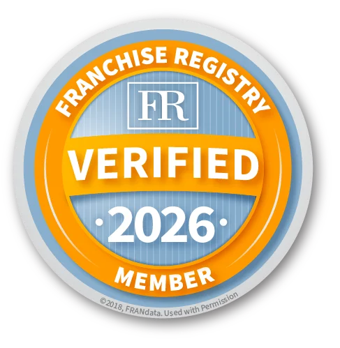 Franchise Registry verified member badge for 2026
