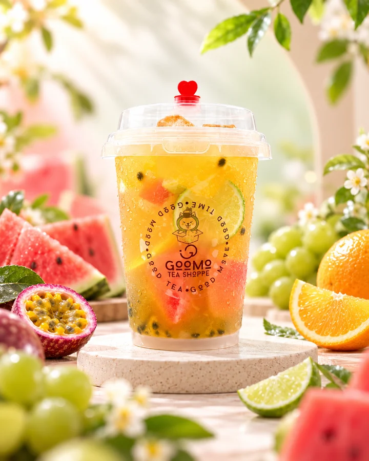 Jumbo Mix Fresh Fruit Tea(1l)爆有料鲜果吨吨桶
