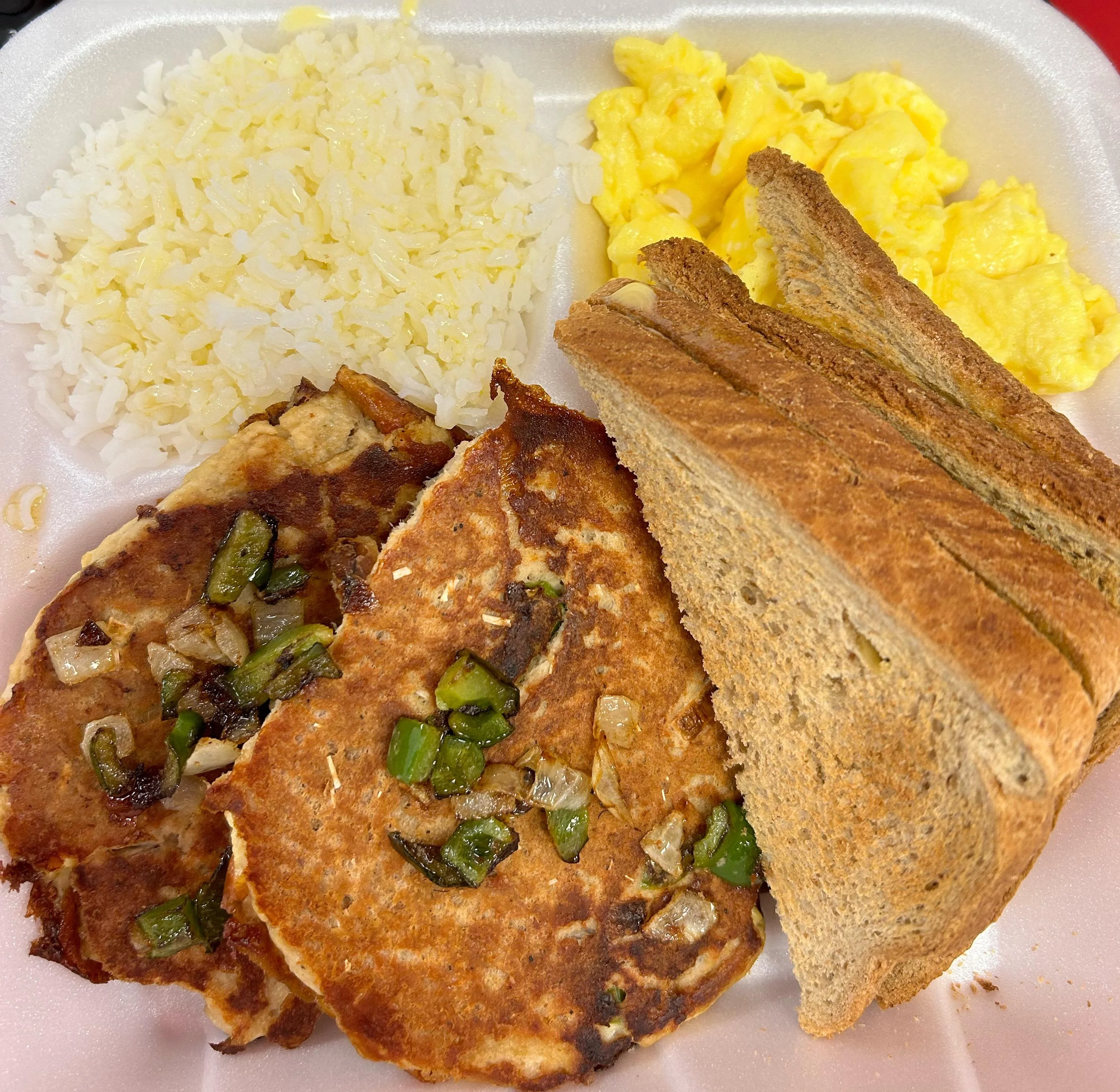 Ms.Ann Salmon Patty Breakfast