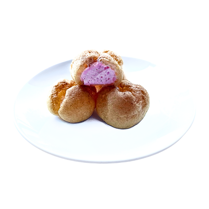 Strawberry Mini Cream Puffs | Onigilly Japanese Kitchen