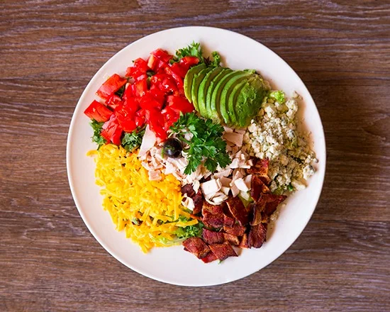 Colorful Southwest chicken salad with avocado