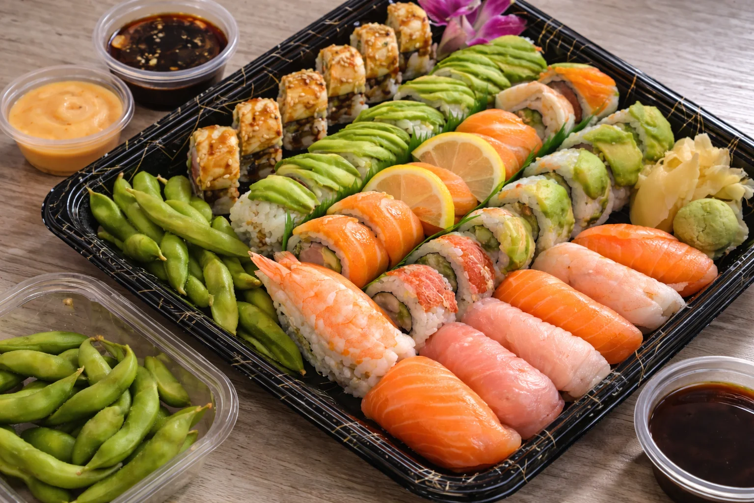 TaKe Sushi offers the best fresh, fast sushi takeout near DTLA. Place your online order for quick and easy pickup!