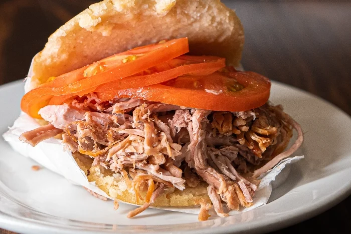 Arepa De Lechon / Roast Pork