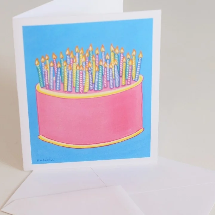 NW Card - Candles & Cake