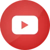 YouTube logo in red and white circular design