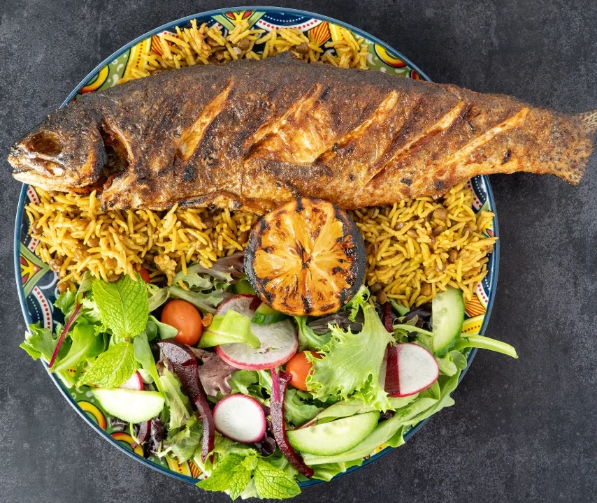 Flame-Grilled Whole Trout