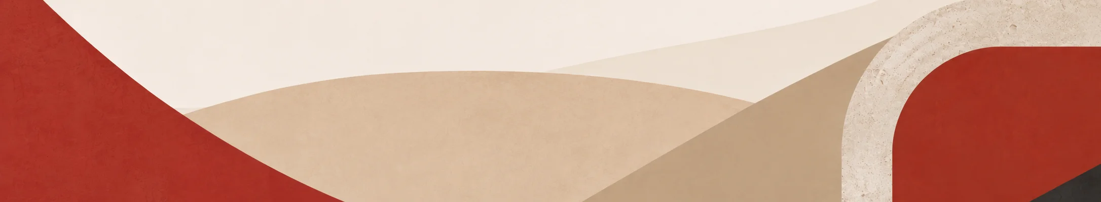Abstract geometric design in warm tones for modern restaurant decor
