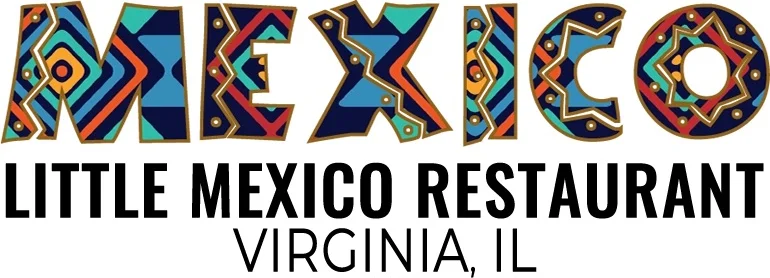 Colorful logo of Little Mexico Restaurant in Virginia, IL