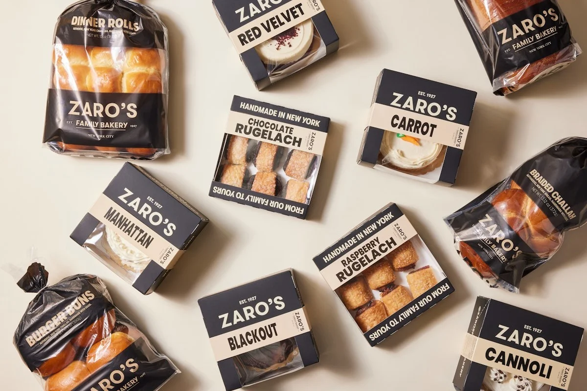 Assorted baked goods from Zaro's Family Bakery in New York City