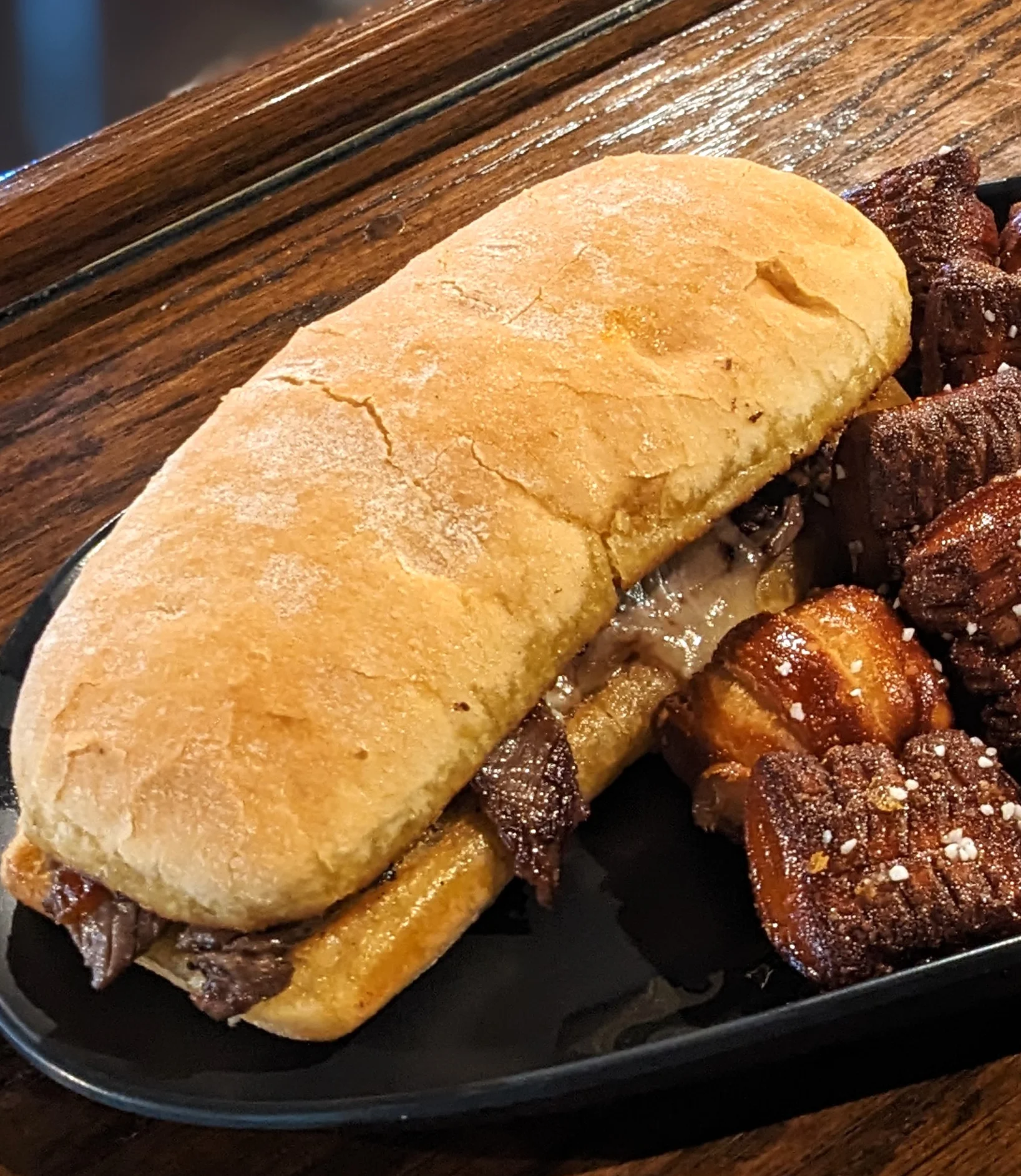 Prime Beef and Cheddar Sandwich