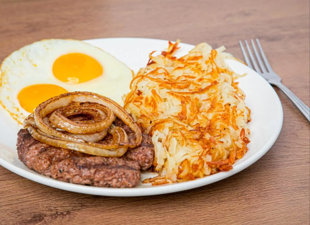 Burger Steak (1/2 Lb Beef Patty W/Grilled Onion)